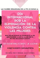 Día internacional por la eliminación de la violencia contra las mujeres