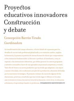 Proyectos Educativos Innovadores. Construcción Y Debate